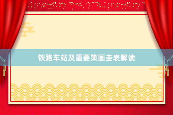 铁路车站及重要策画圭表解读